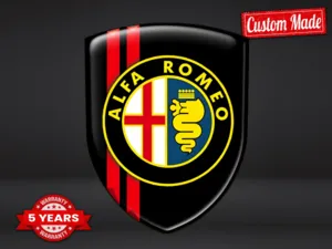 Alfa Romeo Pegatinas Auto Negocio Durables Limitadas Profesional
